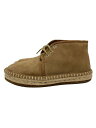 【中古】nonnative◆ブーツ/26cm/BEG/PVC/ショートブーツ/ステッチ【シューズ】