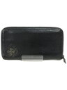 【中古】CHROME HEARTS◆長財布/レザー/