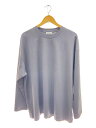 【中古】ATON◆長袖Tシャツ/6/コットン/GRY/7110506【メンズウェア】