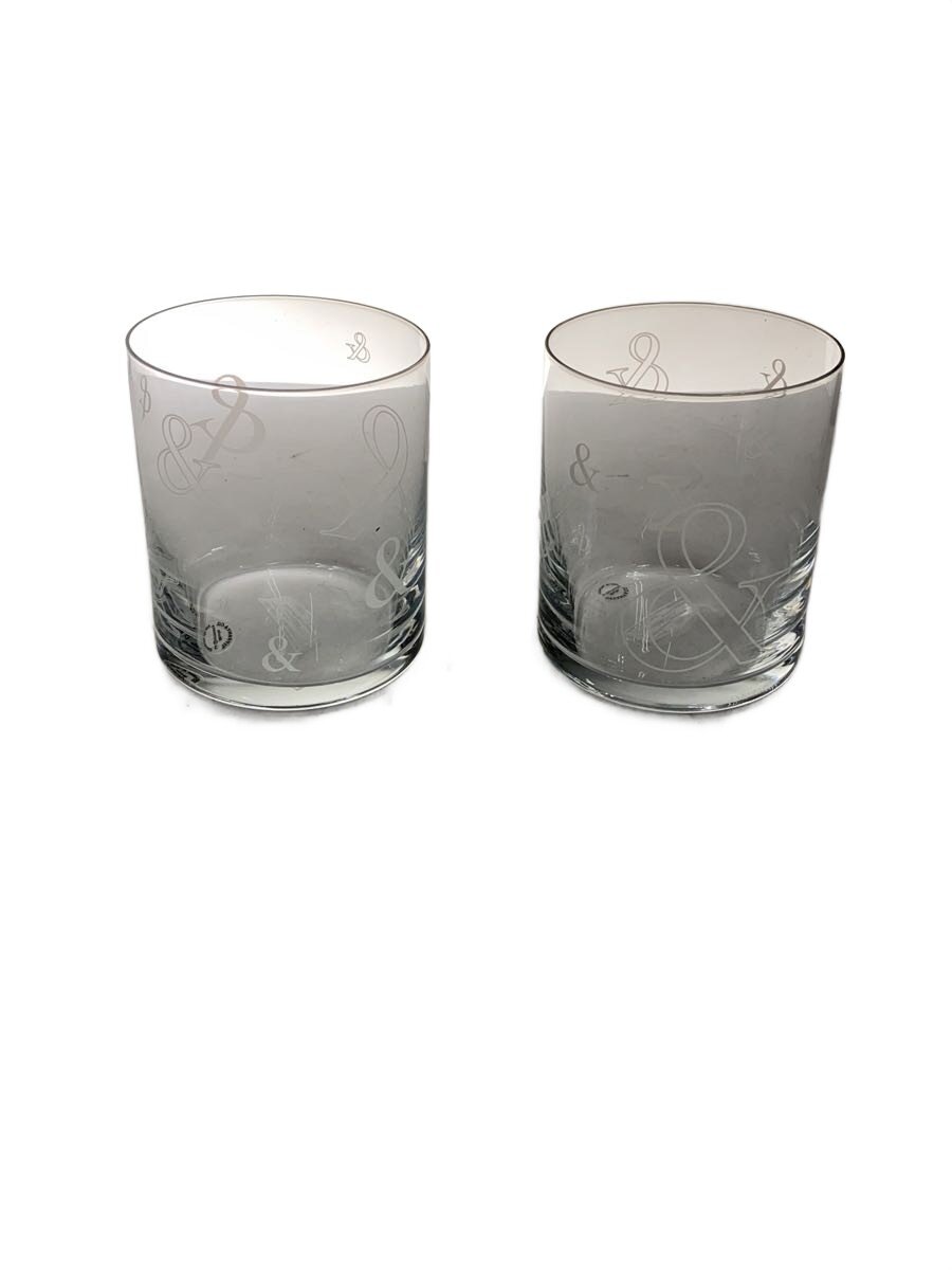 【中古】TIFFANY&Co.◆グラス/2点セット/アンパーサンドグラス【キッチン用品】