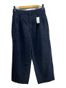 【中古】COMME des GARCONS HOMME◆AD1995/田中オム/2タックスラックスパンツ/S/ウール/NVY/HP-10050S【メンズウェア】