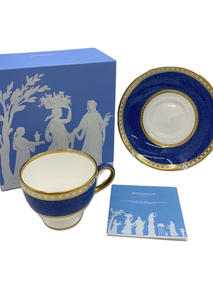 【中古】WEDGWOOD◆カップ&ソーサー/2点セット/BLU【キッチン用品】