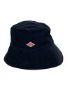 【中古】DANTON◆バケットハット/FREE/コーデュロイ/BLK/無地/メンズ【服飾雑貨他】