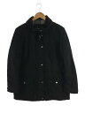 【中古】Barbour◆ナイロンジャケット/10/ナイロン/BLK/無地/OUTLAW JACKET/汚れ、背中ダメージ有【レディースウェア】