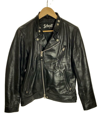 【中古】Schott◆ダブルライダースジャケット/M/羊革/M0513LJM301【メンズウェア】 【中古】Schott◆ダブルライダースジャケット/M/羊革/M0513LJM301【メンズウェア】