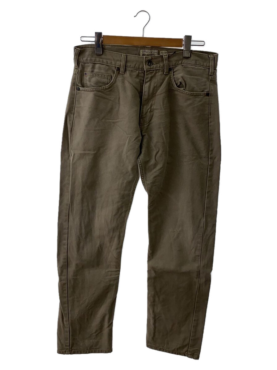 【中古】patagonia◆フランネルラインドフィット/ボトム/32/コットン/ベージュ/56170【メンズウェア】