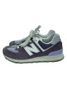 NEW BALANCE◆ローカットスニーカー/23cm/PUP/U574FPG