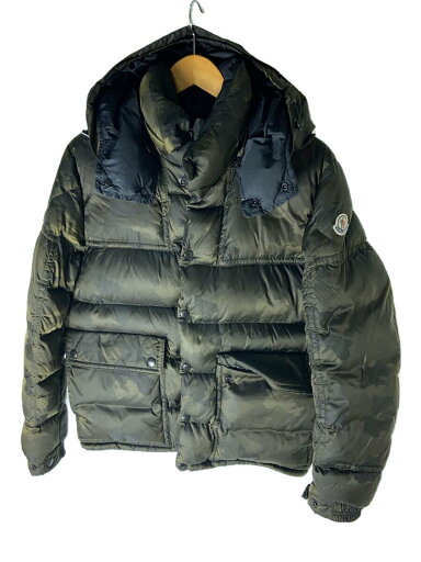 【中古】MONCLER◆ダウンジャケット/1/ナイロン/GRN/a2-091-41895-05-53730/brel/迷彩【メンズウェア】 【中古】MONCLER◆ダウンジャケット/1/ナイロン/GRN/a2-091-41895-05-53730/brel/迷彩【メンズウェア】