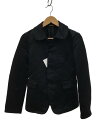 【中古】BLACK COMME des GARCONS◆ジャケット/XS/ポリエステル/BLK/AD2019//【レディースウェア】