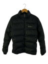 【中古】EDDIE BAUER◆ダウンジャケット/XS/ポリエステル/BLK【メンズウェア】