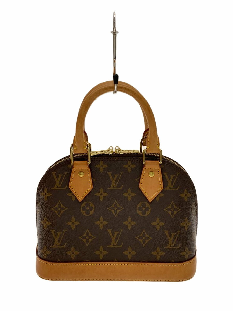 【中古】LOUIS VUITTON◆アルマBB_モノグラム・キャンバス_BRW/PVC/BRW/総柄【バッグ】