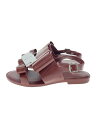 【中古】melissa◆サンダル/24cm/BRW【シューズ】