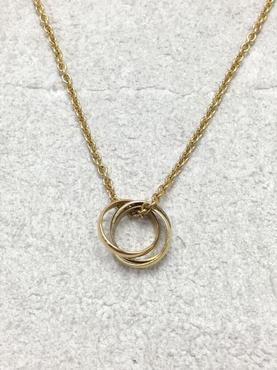 【中古】Cartier◆Cartier カルティエ ネックレス/トップ有/レディース/トリニティ/750【服飾雑貨他】