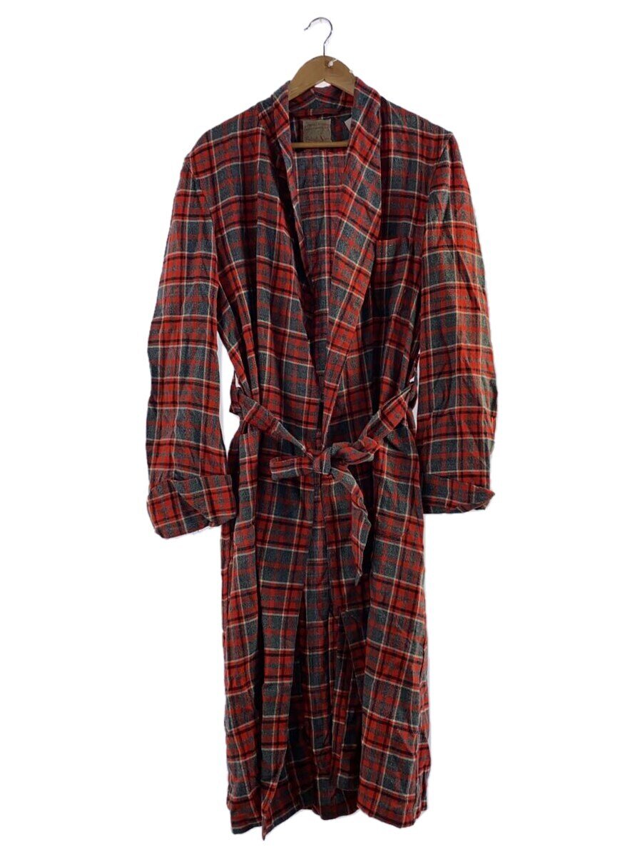 【中古】Frederick&Nelson/コート/レッド/チェック/ビンテージ【メンズウェア】