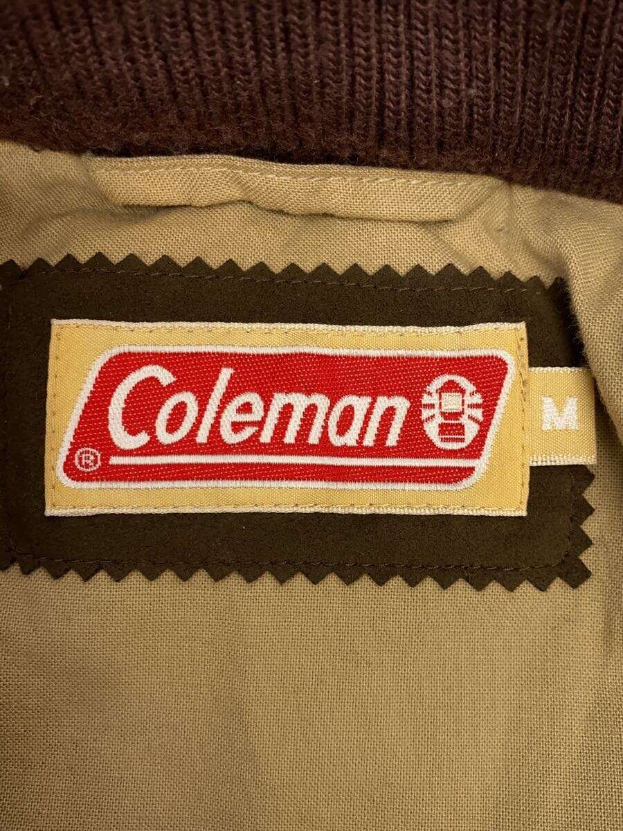 【中古】Coleman◆ダウンジャケット/M/コットン/BRW/JM08402【メンズウェア】