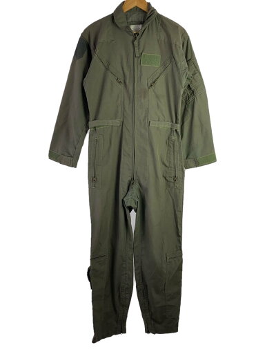 【中古】US.ARMY◆フライトカバーオール/90s/M/--/KHK/無地/DLA100-93-C-0406【メンズウェア】 【中古】US.ARMY◆フライトカバーオール/90s/M/--/KHK/無地/DLA100-93-C-0406【メンズウェア】