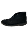 【中古】Clarks◆チャッカブーツ/US7.5/BLK/スウェード/31691【シューズ】