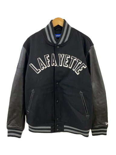 【中古】Lafayette(LFYT)◆スタジャン/XL/ウール/BLK【メンズウェア】 【中古】Lafayette(LFYT)◆スタジャン/XL/ウール/BLK【メンズウェア】