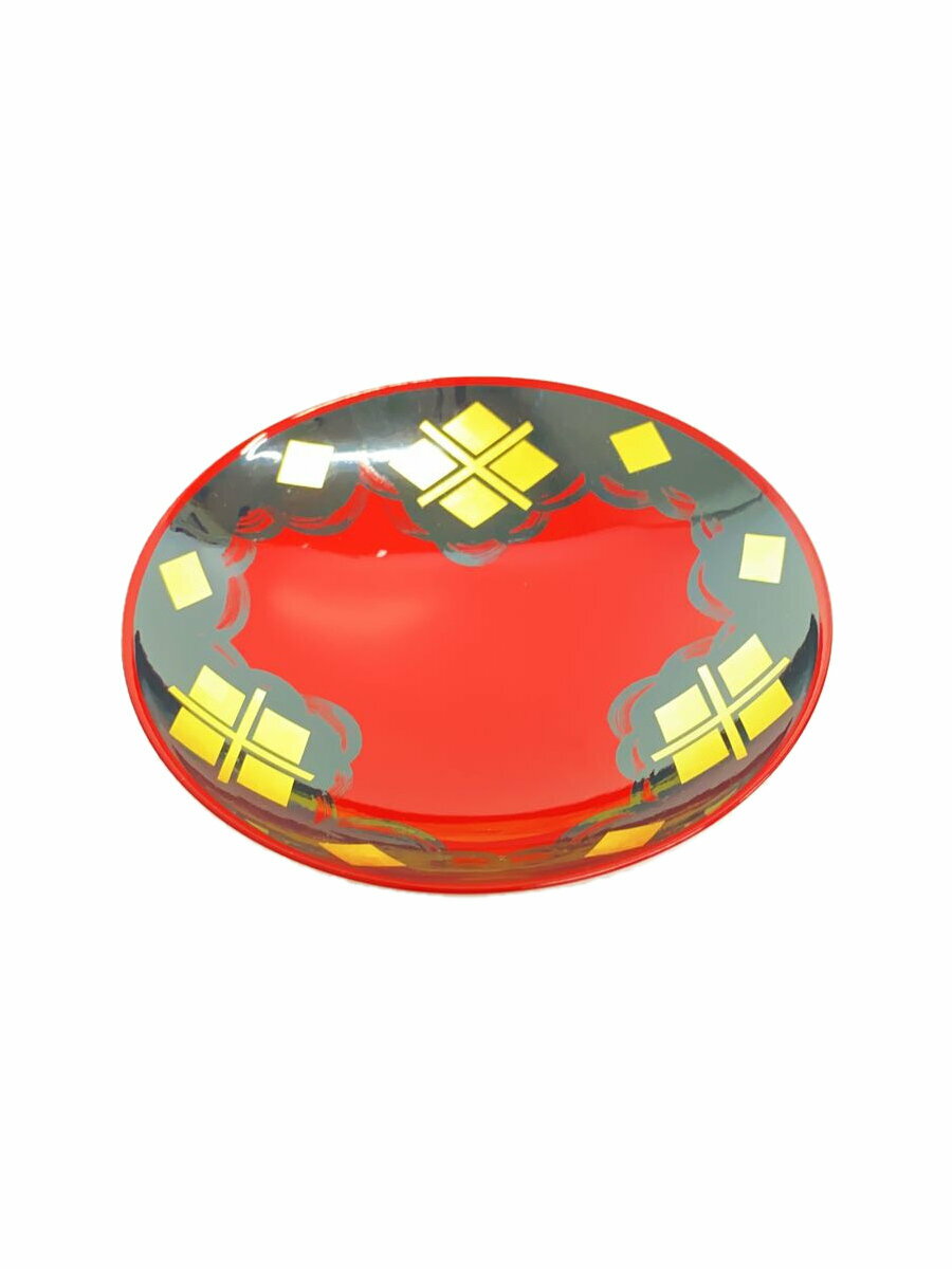 【中古】秀衡塗(秀衡漆器)◆和食器その他/RED【キッチン用品】