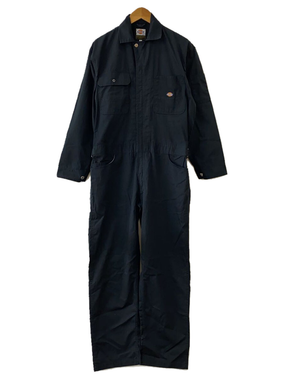 【中古】DICKIES◆オールインワン/LL/コットン/BLK/D-1876【メンズウェア】