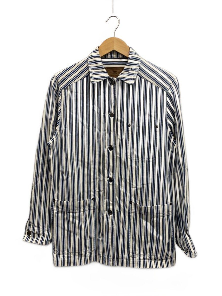 Rakuten - 【中古】RALPH LAUREN◆カバーオール/M/コットン/ブルー/ストライプ【レディースウェア】