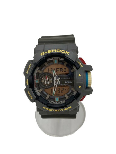 【中古】CASIO◆腕時計/デジアナ/ラバー/GRY/GRY/GA-400PC【服飾雑貨他】 【中古】CASIO◆腕時計/デジアナ/ラバー/GRY/GRY/GA-400PC【服飾雑貨他】
