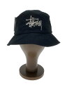 【中古】STUSSY◆バケットハット/--/コットン/BLK/無地/レディース【服飾雑貨他】(4)