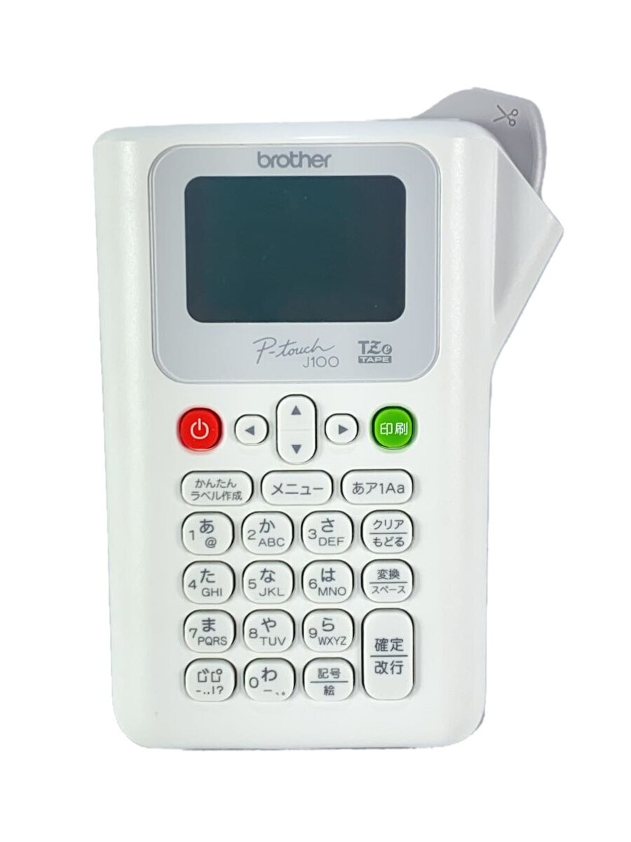 【中古】brother◆ラベルライター PT-J100W【家電・ビジュアル・オーディオ】
