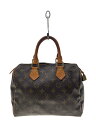 【中古】LOUIS VUITTON◆1)スピーディ25_モノグラム・キャンバス_BRW/PVC/BRW【バッグ】