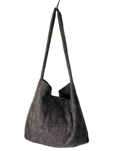 【中古】LIDNM◆ツイードラージニュースペーパーバッグ/コットン/グレー/lm23ss15501/リドム【バッグ】 【中古】LIDNM◆ツイードラージニュースペーパーバッグ/コットン/グレー/lm23ss15501/リドム【バッグ】