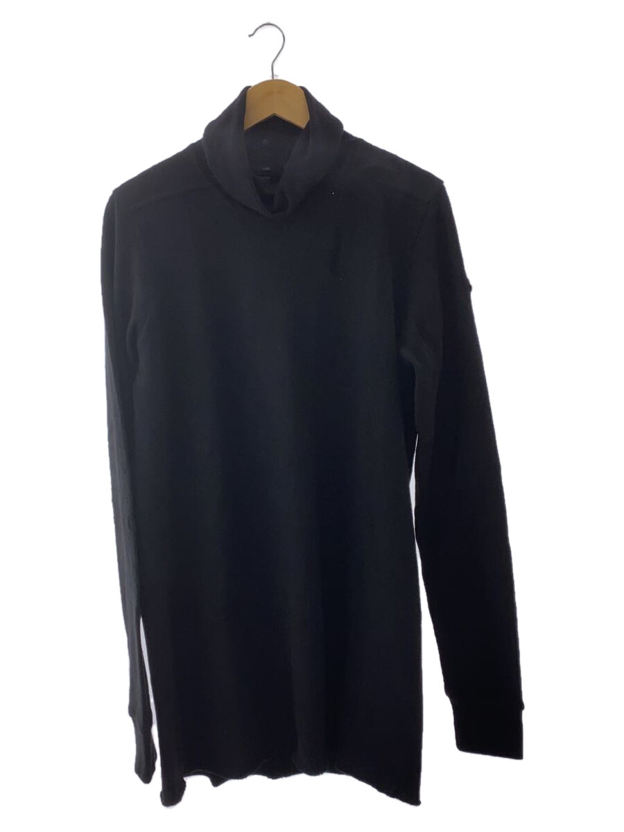 【中古】MONCLER◆×Rick Owens/タートルニット/S/コットン/BLK//【メンズウェア】