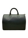 【中古】LOUIS VUITTON◆スピーディ35_エピ_BLK/レザー/BLK【バッグ】