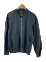 【中古】LOUIS VUITTON◆ニットジップクロージャージャケット/M/コットン/GRY/無地/H9N09W【メンズウェア】