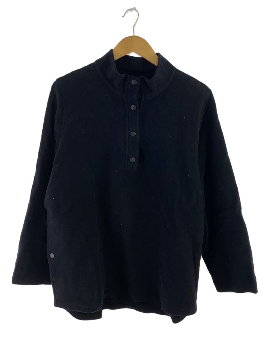 【中古】L.L.Bean◆90s/ハーフボタンフリース/アメリカ製タグ/フリースジャケット/BLK【メンズウェア】