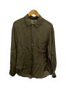 【中古】URU◆長袖シャツ/2/--/KHK/無地/17FCU02【メンズウェア】