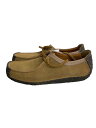 【中古】Clarks◆シューズ/UK8.5/CML/スウェード/500691【シューズ】
