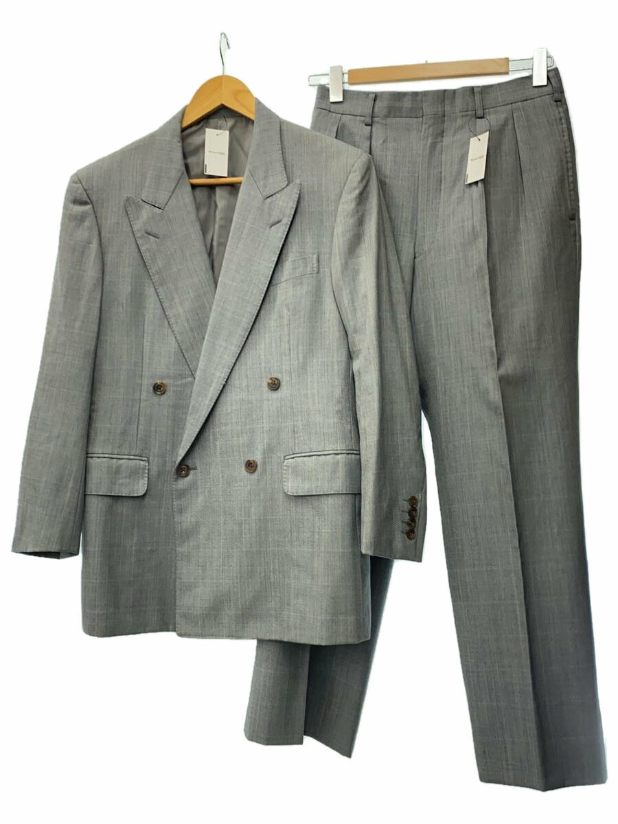 【中古】BURBERRYS◆セットアップ/--/ウール/GRY/BBD31-601-05【メンズウェア】