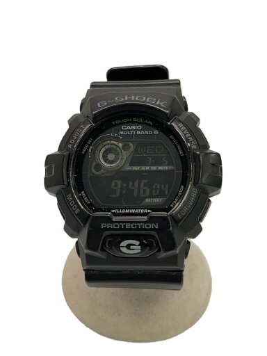 【中古】CASIO◆ソーラー腕時計・G-SHOCK/デジタル/ラバー/BLK/BLK/SS【服飾雑貨他】 【中古】CASIO◆ソーラー腕時計・G-SHOCK/デジタル/ラバー/BLK/BLK/SS【服飾雑貨他】