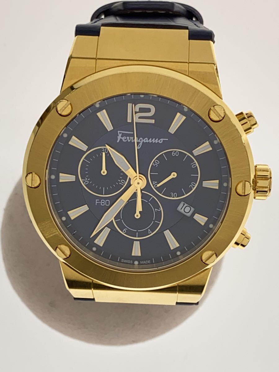特別価格！Salvatore Ferragamo Black 40 mm 1898 Watch
