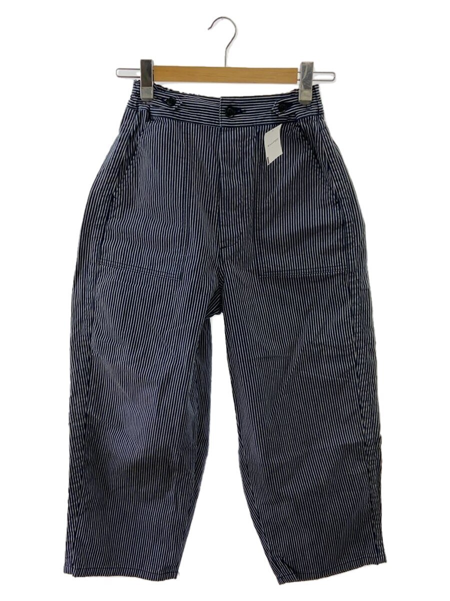 【中古】Ordinary Fits◆ボトム/0/コットン/IDG/ストライプ//【メンズウェア】