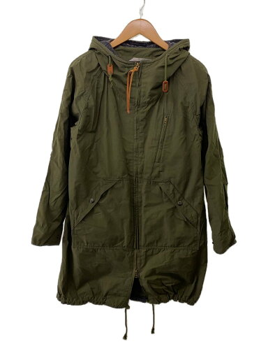 【中古】kha:ki◆ライナー付きモッズコート/2/ポリエステル/KHK/MIL-14FJK40【メンズウェア】 【中古】kha:ki◆ライナー付きモッズコート/2/ポリエステル/KHK/MIL-14FJK40【メンズウェア】