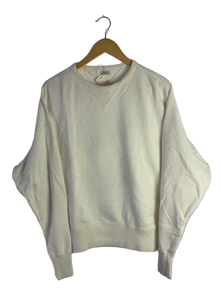 【中古】SEA◆スウェット/FREE/コットン/WHT/110721116【レディースウェア】
