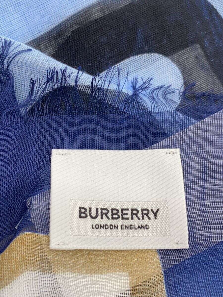 中古 BURBERRY モダールスカーフ BLU 総柄 レディース 服飾雑貨他 jumblestore-37485483 2nd STREET 楽天市場店 サンプル画像2