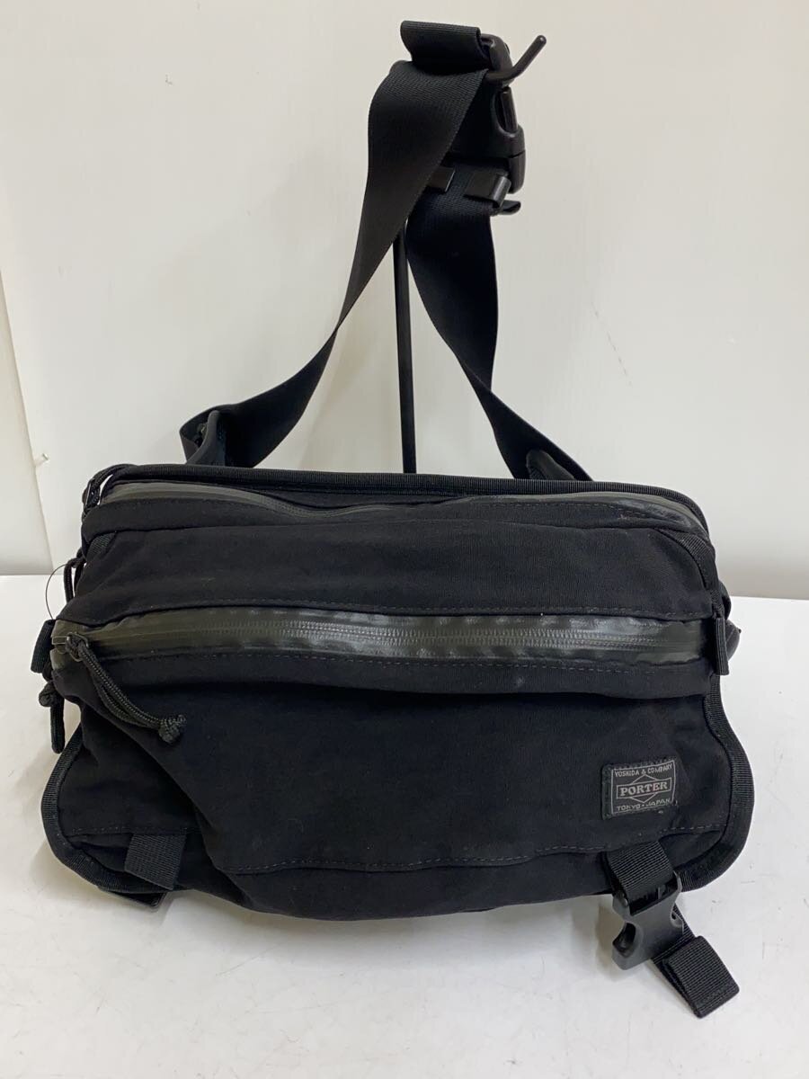 【中古】PORTER◆KLUNKERZクランカーズ/ショルダーウエストバッグ/BLK【バッグ】