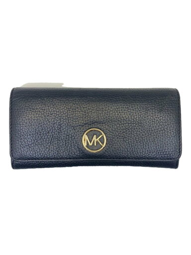 【中古】MICHAEL KORS◆長財布/レザー/BLK/無地/レディース/35H8GFTE1L【服飾雑貨他】 【中古】MICHAEL KORS◆長財布/レザー/BLK/無地/レディース/35H8GFTE1L【服飾雑貨他】