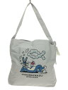 【中古】時しらず◆2Anv BAG face studio/タグ付属/キャンバス/WHT/TSZ-0043【バッグ】