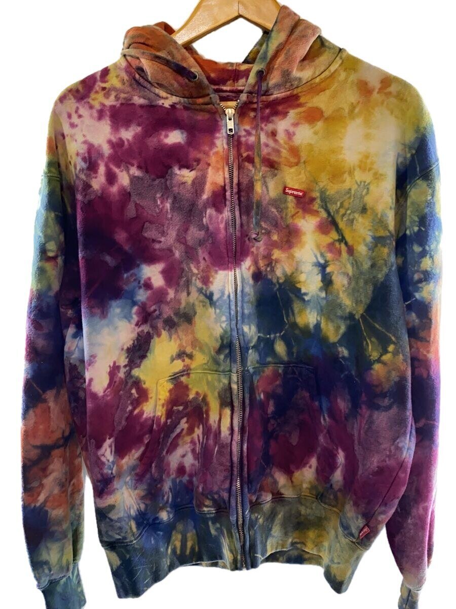 Supreme◆24ss/Small Box Zip Up Hooded/ジップパーカー/S/コットン/マルチカラー