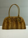 【中古】PELLE BORSA◆ハンドバッグ/レザー/BRW【バッグ】