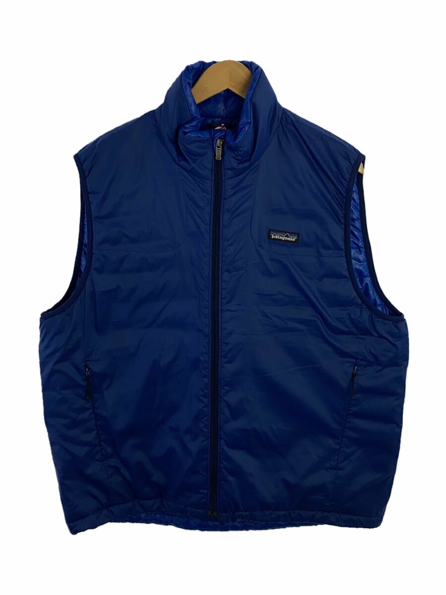 【中古】patagonia◆ベスト/L/ナイロン/BLU/83996F7【メンズウェア】