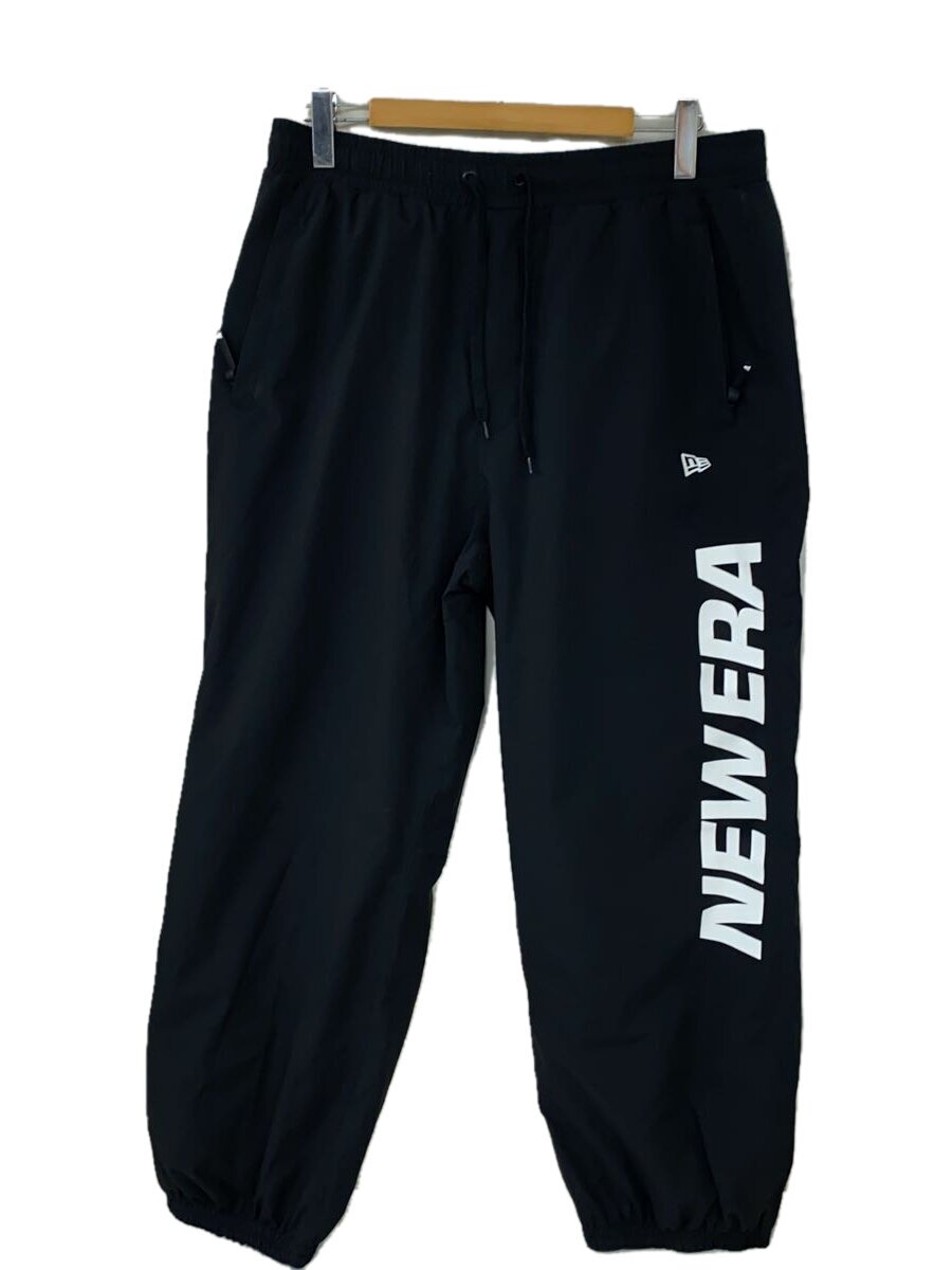 【中古】NEW ERA◆スノートラックパンツ /ワードマークロゴ/ウェアー/XL/ブラック/スキー/スノーボード【スポーツ】